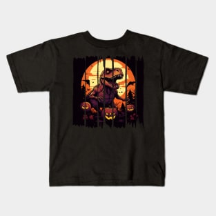 Dino-mite Halloween Kids T-Shirt